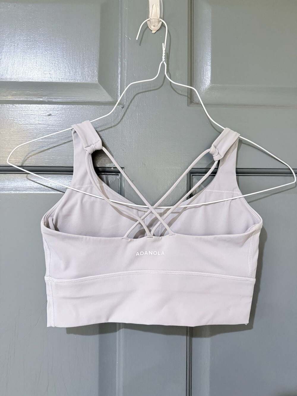 Adanola Cross-Back Sports Bra with Cups